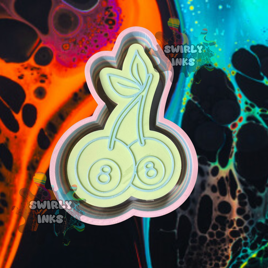 8 Ball Cherry Freshie Mold
