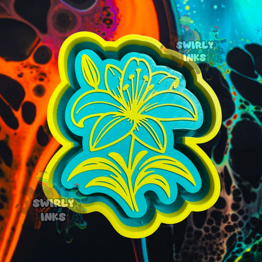 Lily Flower Freshie Mold