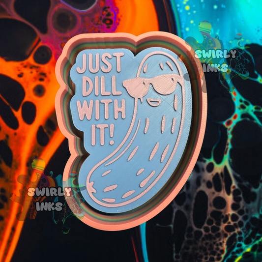 Just Dill With It Pickle Freshie Mold