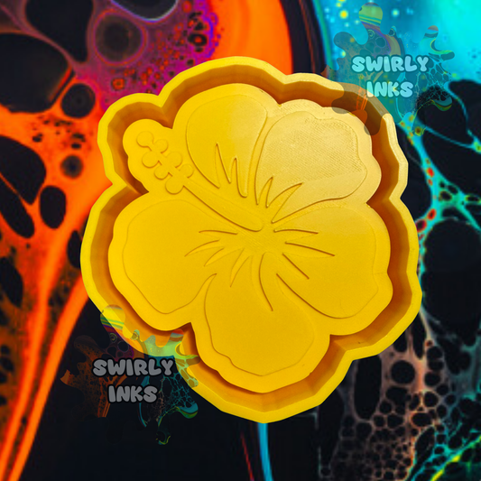 Hibiscus Flower Freshie Mold