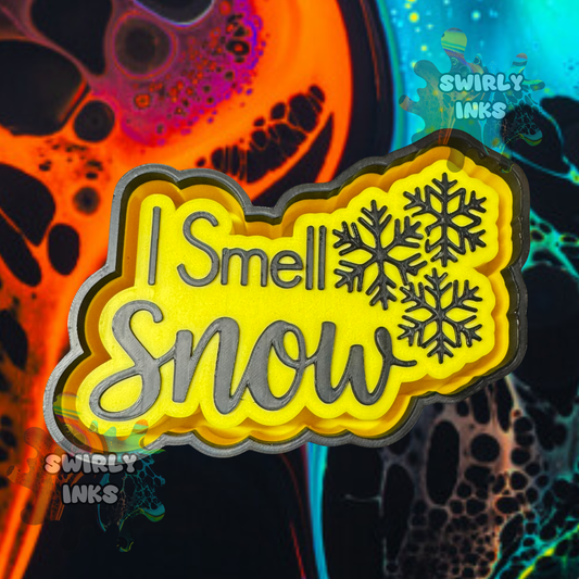 I Smell Snow Freshie Mold