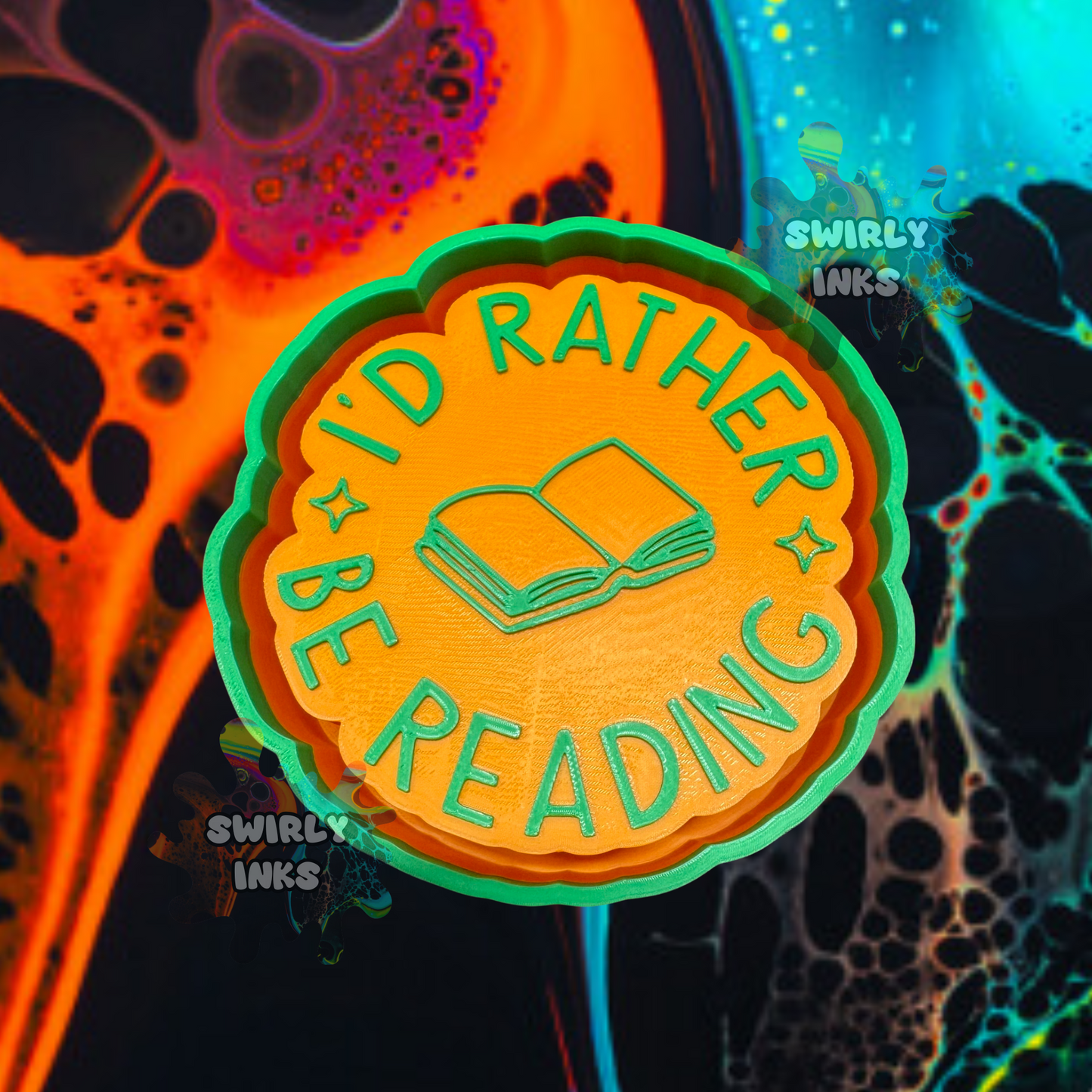 I'd Rather Be Reading Freshie Mold