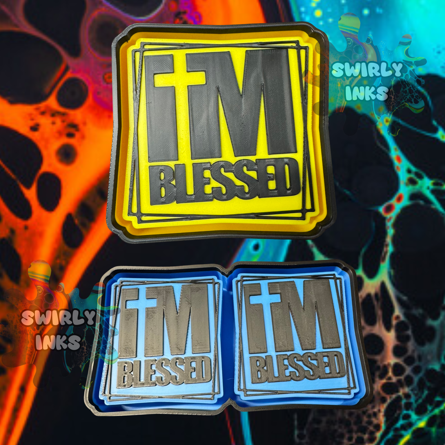 I'm Blessed Set Freshie Mold