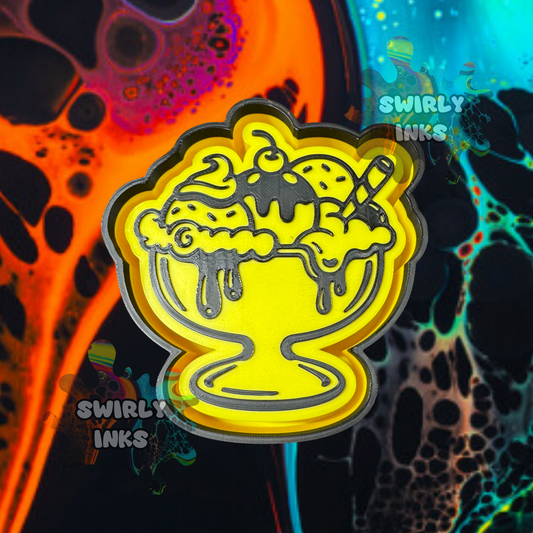 Ice Cream Sundae Freshie Mold