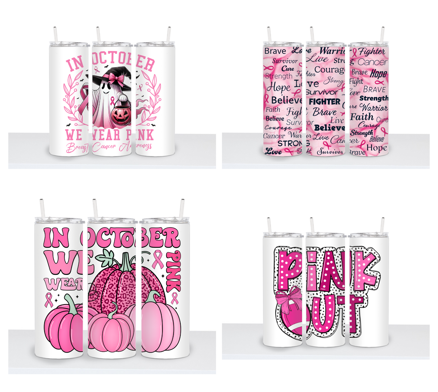 Breast Cancer Awareness Tumbler