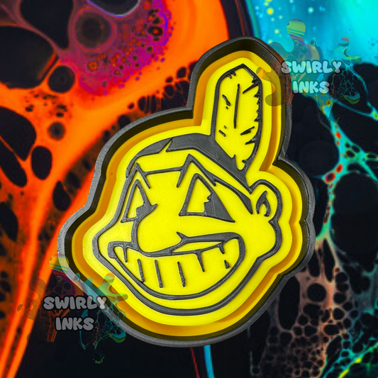 Chief Wahoo Indians Freshie Mold