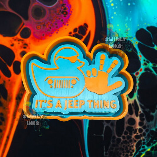 It's A Jeep Thing Freshie Mold