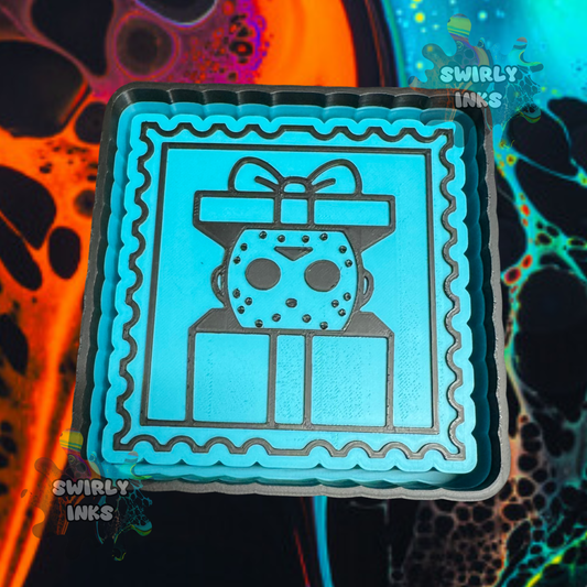 Jason Present Stamp Freshie Mold