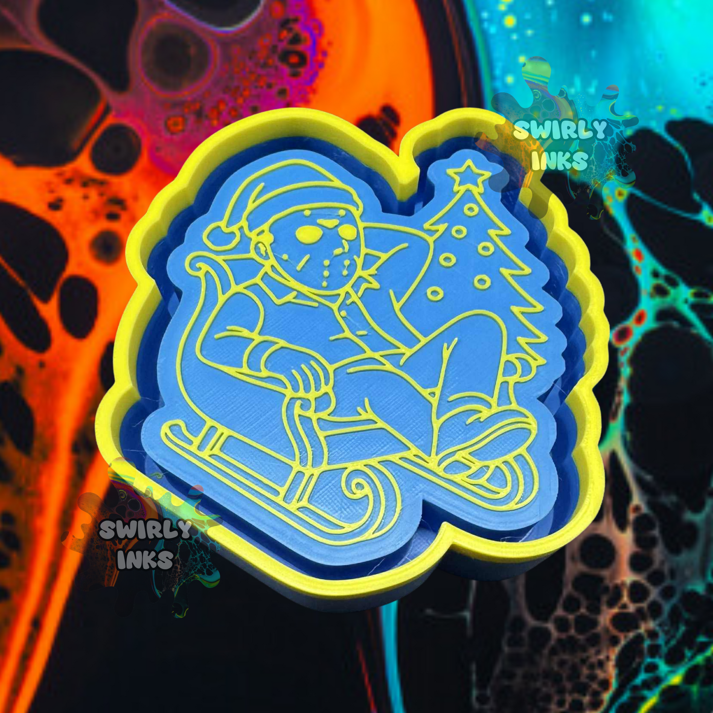 Jason in Sleigh Freshie Mold