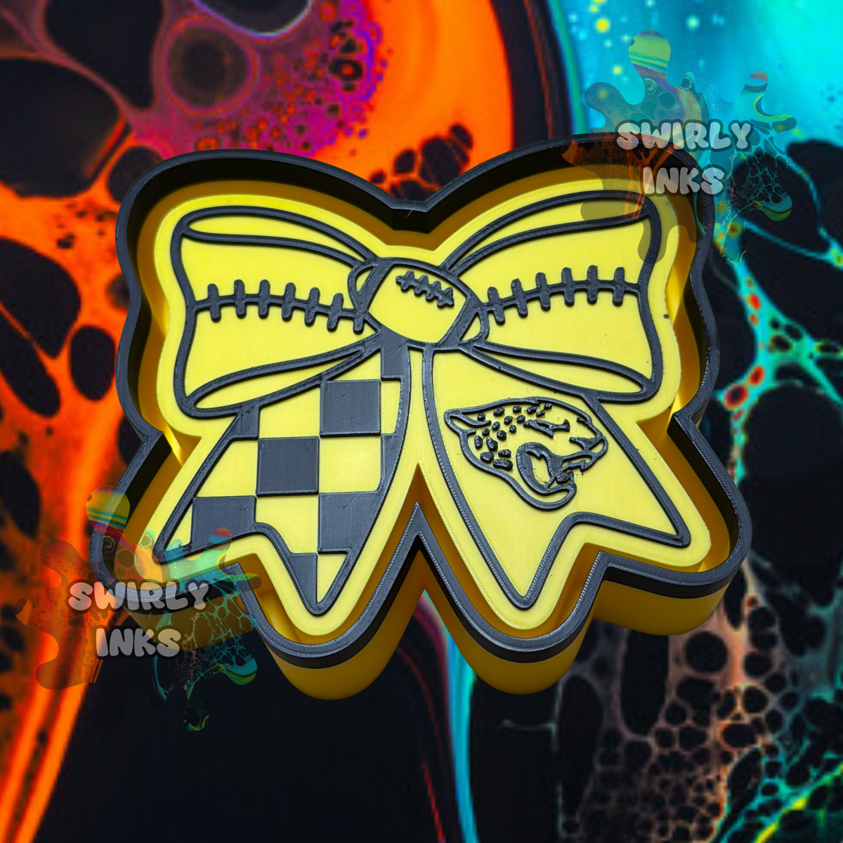 Jax Jaguars Bow Freshie Mold
