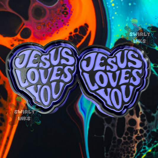 Jesus Loves You Vent Freshie Mold