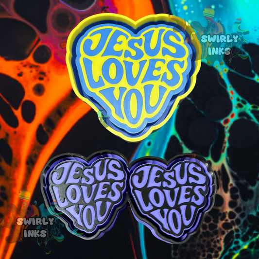 Jesus Loves You Set Freshie Mold