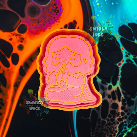 Jesus Praying Freshie Mold