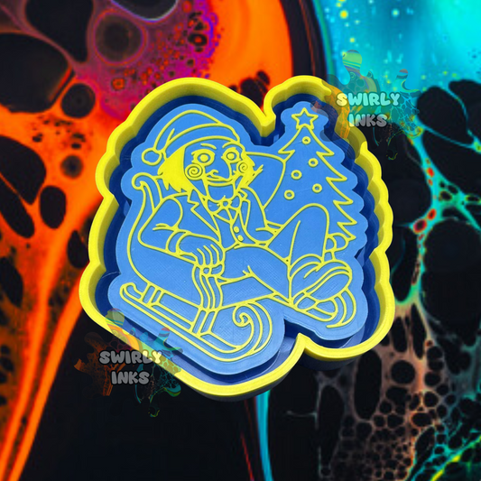 Jigsaw in Sleigh Freshie Mold