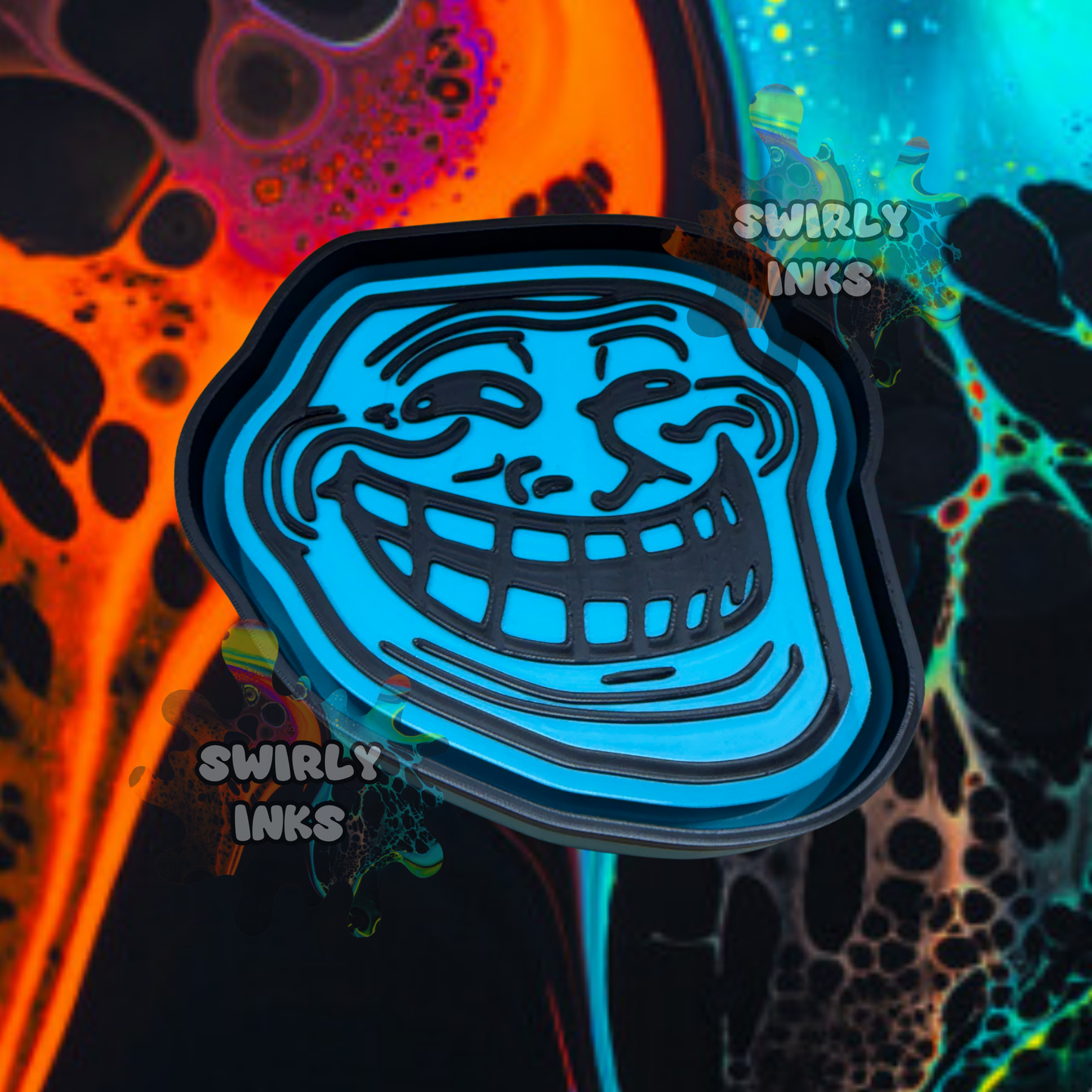 Joker Face Freshie Mold