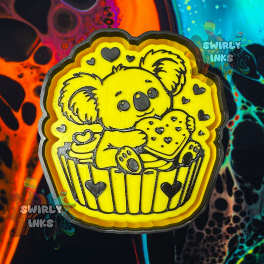 Koala in Cupcake Freshie Mold