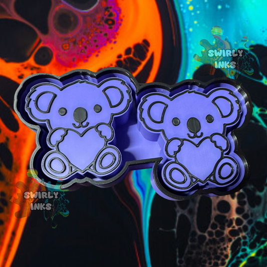Koala with Heart Vent Freshie Mold