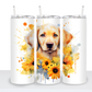 Dogs with Sunflowers