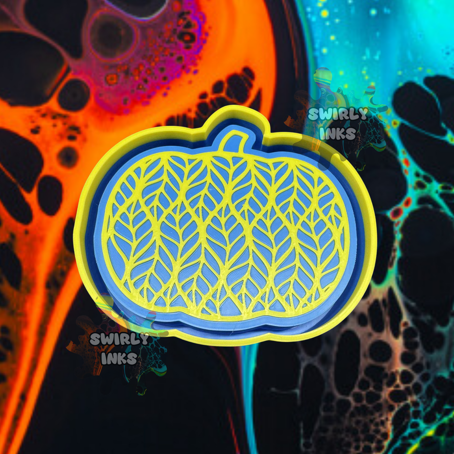 Leaves Pumpkin Freshie Mold