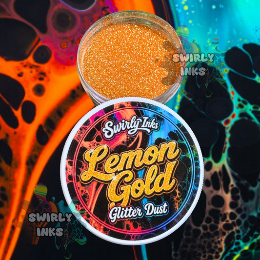 Lemon Gold Glitter Dust 1oz