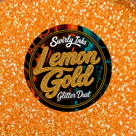 Lemon Gold Glitter Dust 1oz