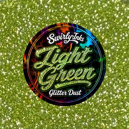 Light Green Glitter Dust 1oz