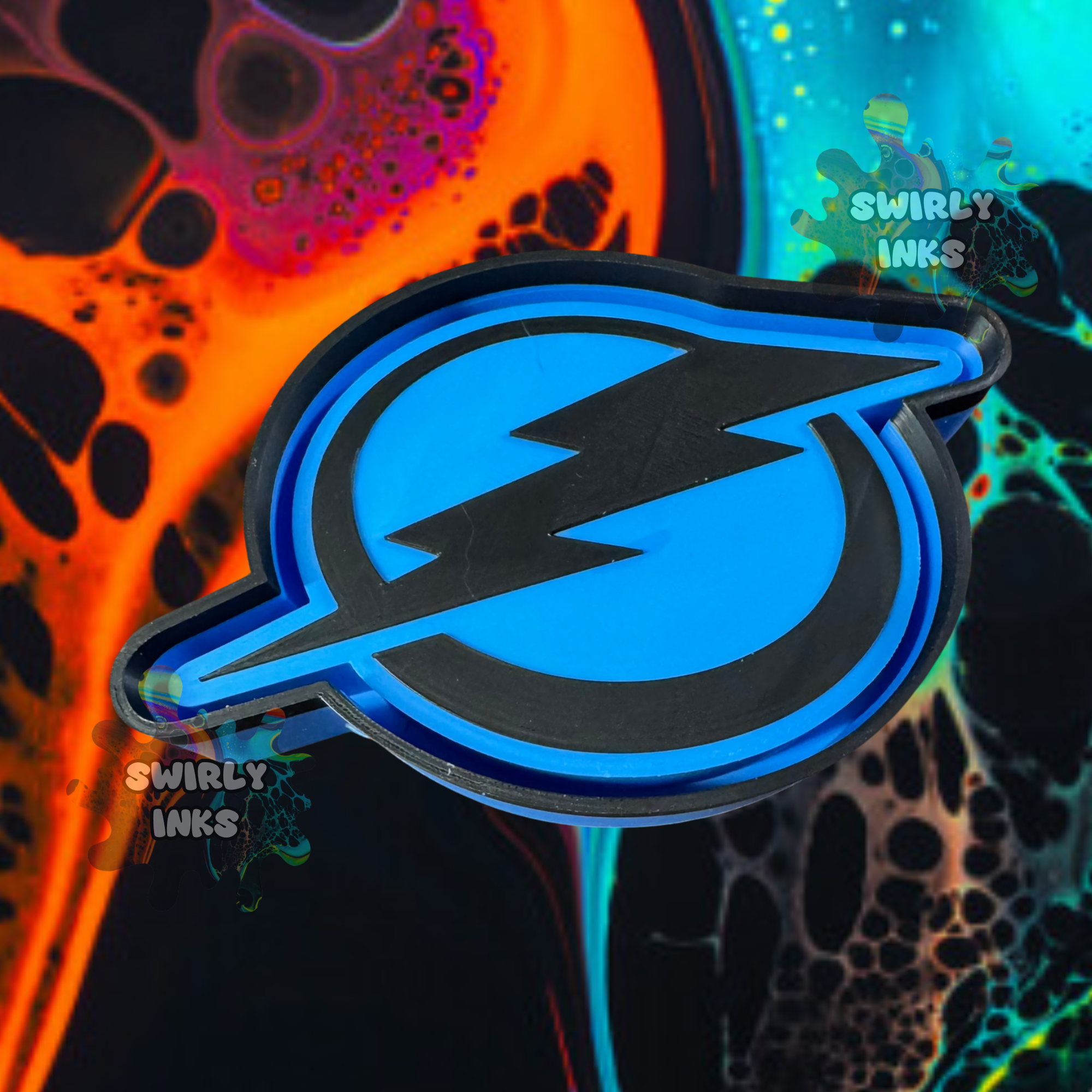 TB Lightning Freshie Mold – Swirly Inks N Glittered Designs