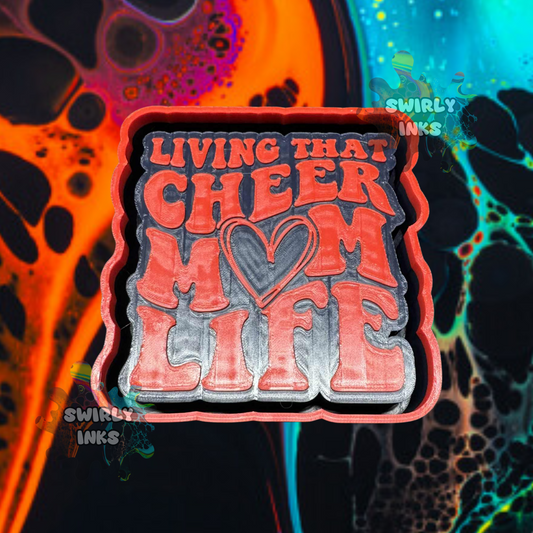 Living That Cheer Mom Life Freshie Mold