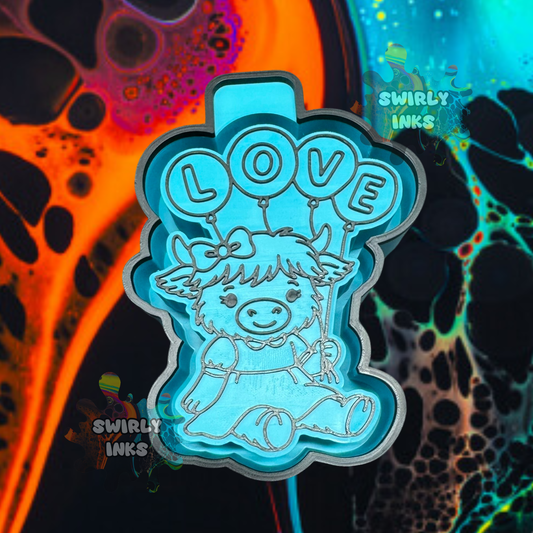 Love Cow Freshie Mold