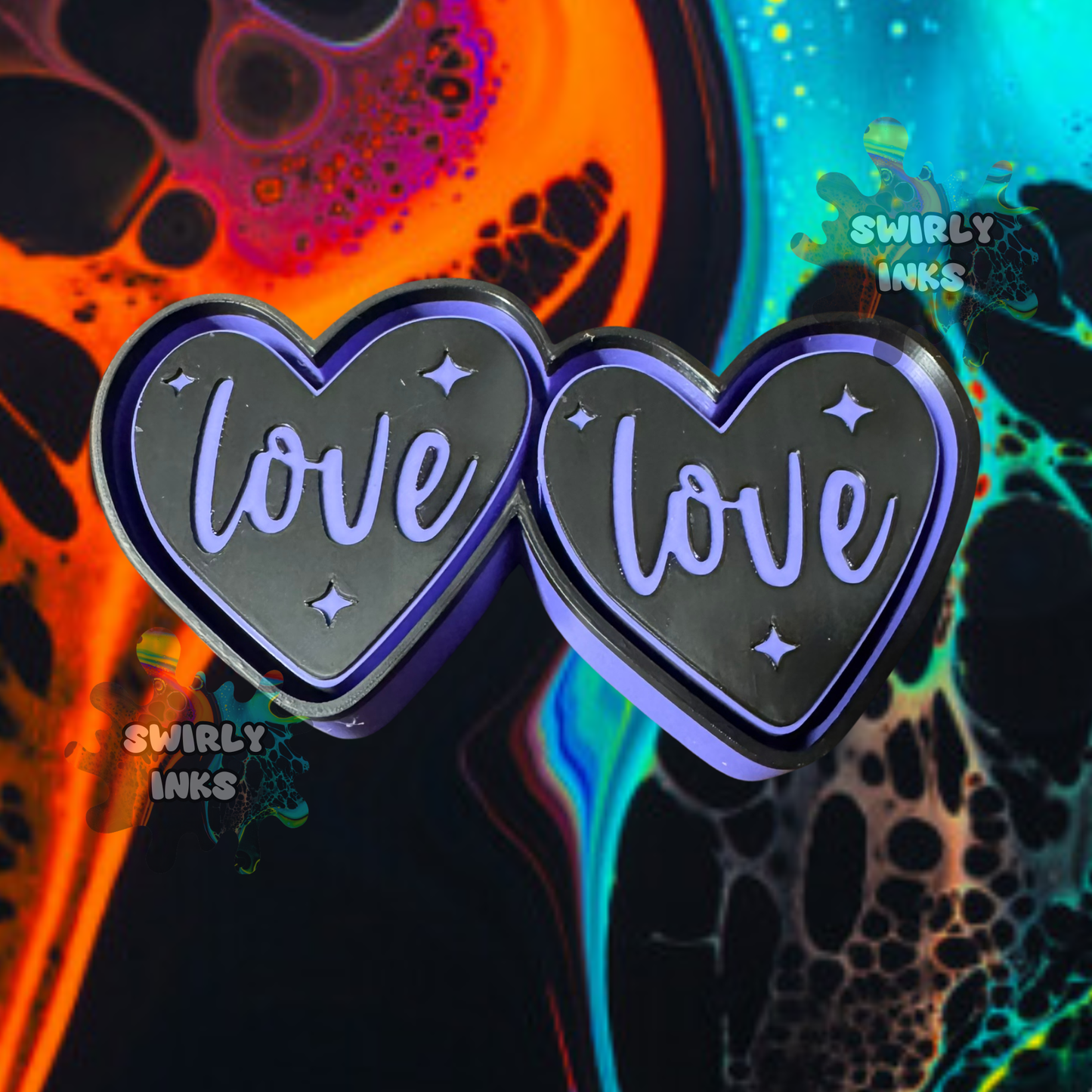 Love Heart Vent Freshie Mold
