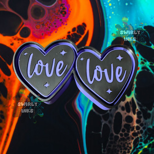 Love Heart Vent Freshie Mold