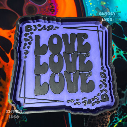 Love Love Love Freshie Mold