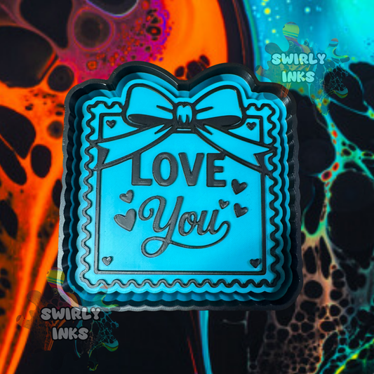 Love You Stamp Freshie Mold