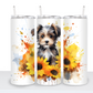 Dogs with Sunflowers