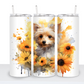 Dogs with Sunflowers