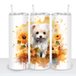 Dogs with Sunflowers