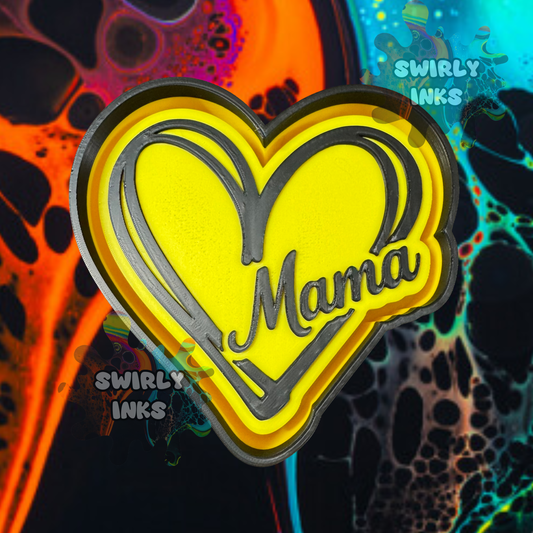 Mama Heart Freshie Mold
