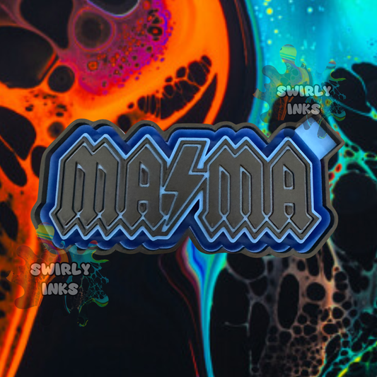 Mama Lightning Bolt Solid Freshie Mold