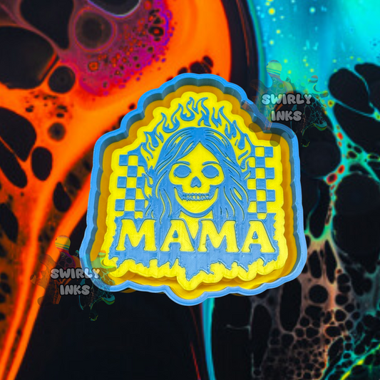 Mama Skull Freshie Mold