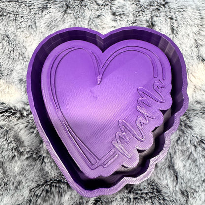 Mama Heart Freshie Mold