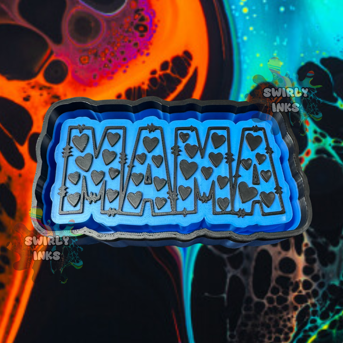 Mama with Hearts Freshie Mold