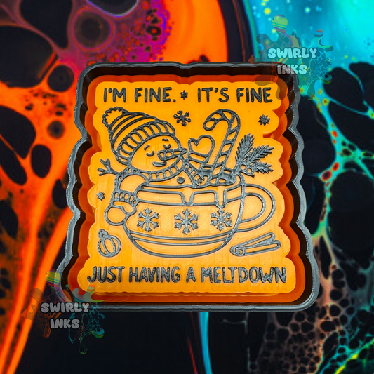 Meltdown Freshie Mold