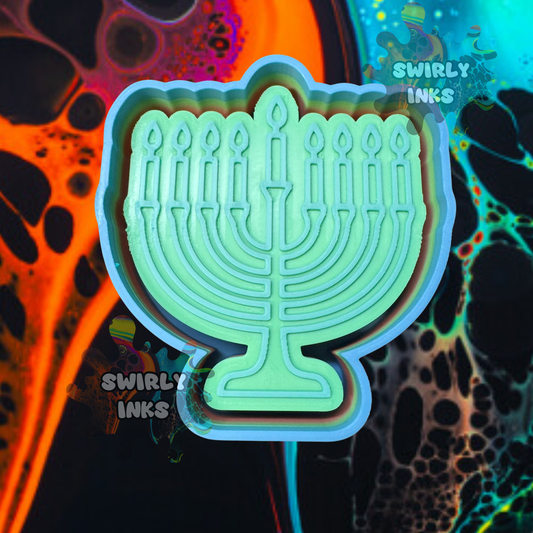 Menorah Freshie Mold