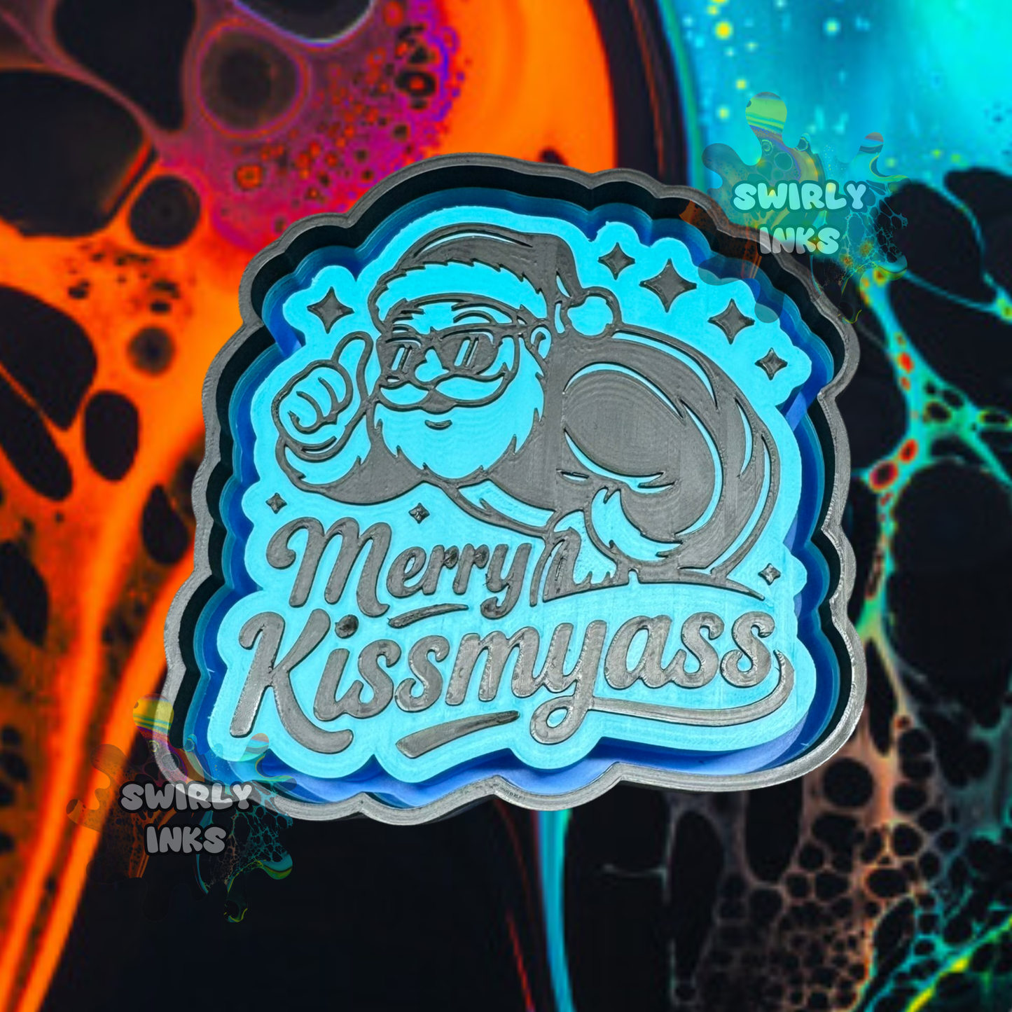 Merry Kissmyass Freshie Mold
