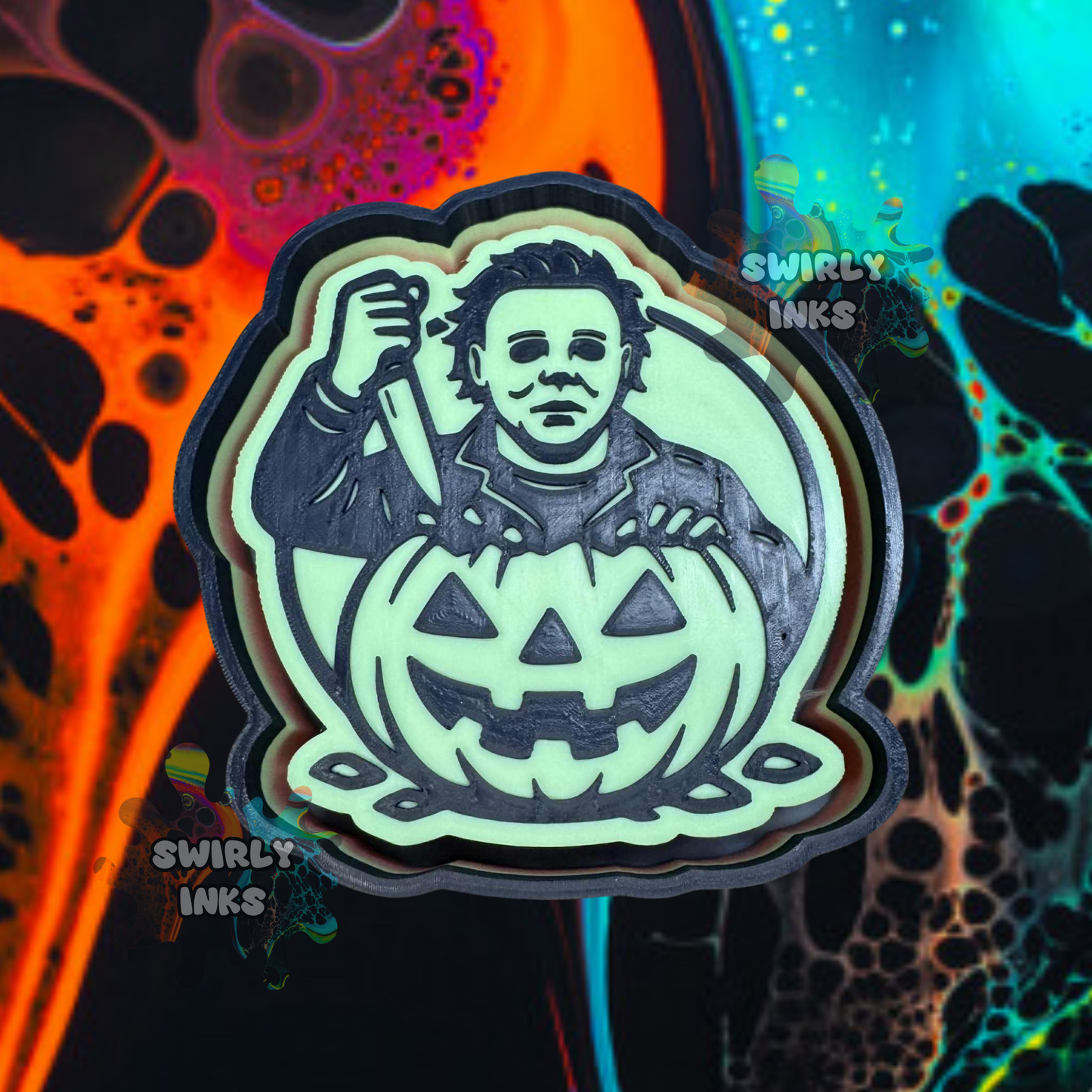 Michael in Pumpkin Freshie Mold