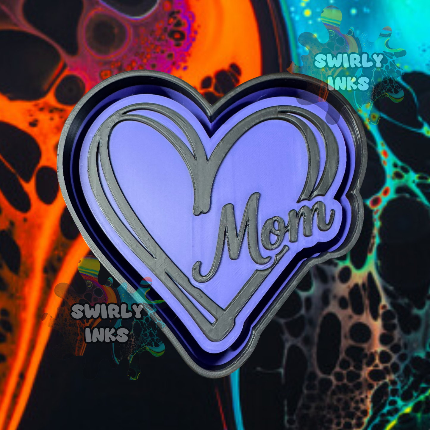 Mom Heart Freshie Mold