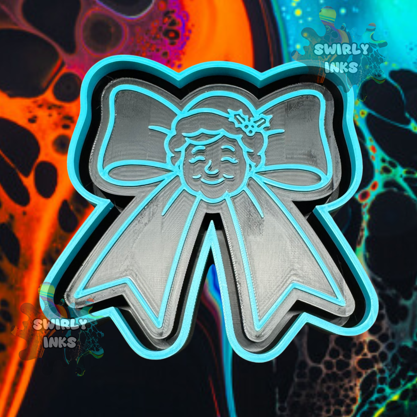 Mrs. Claus Bow Freshie Mold