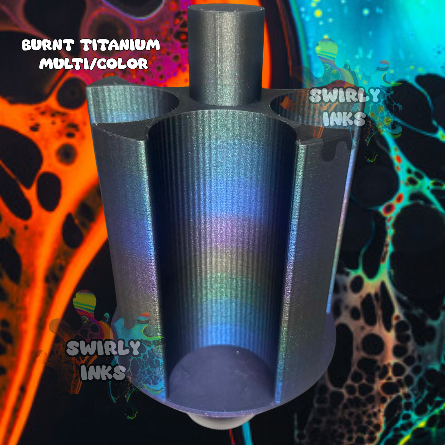 3d Printed Glitter/Mica Jar Holder Organizer - Holds 20 Containers - Stack-able