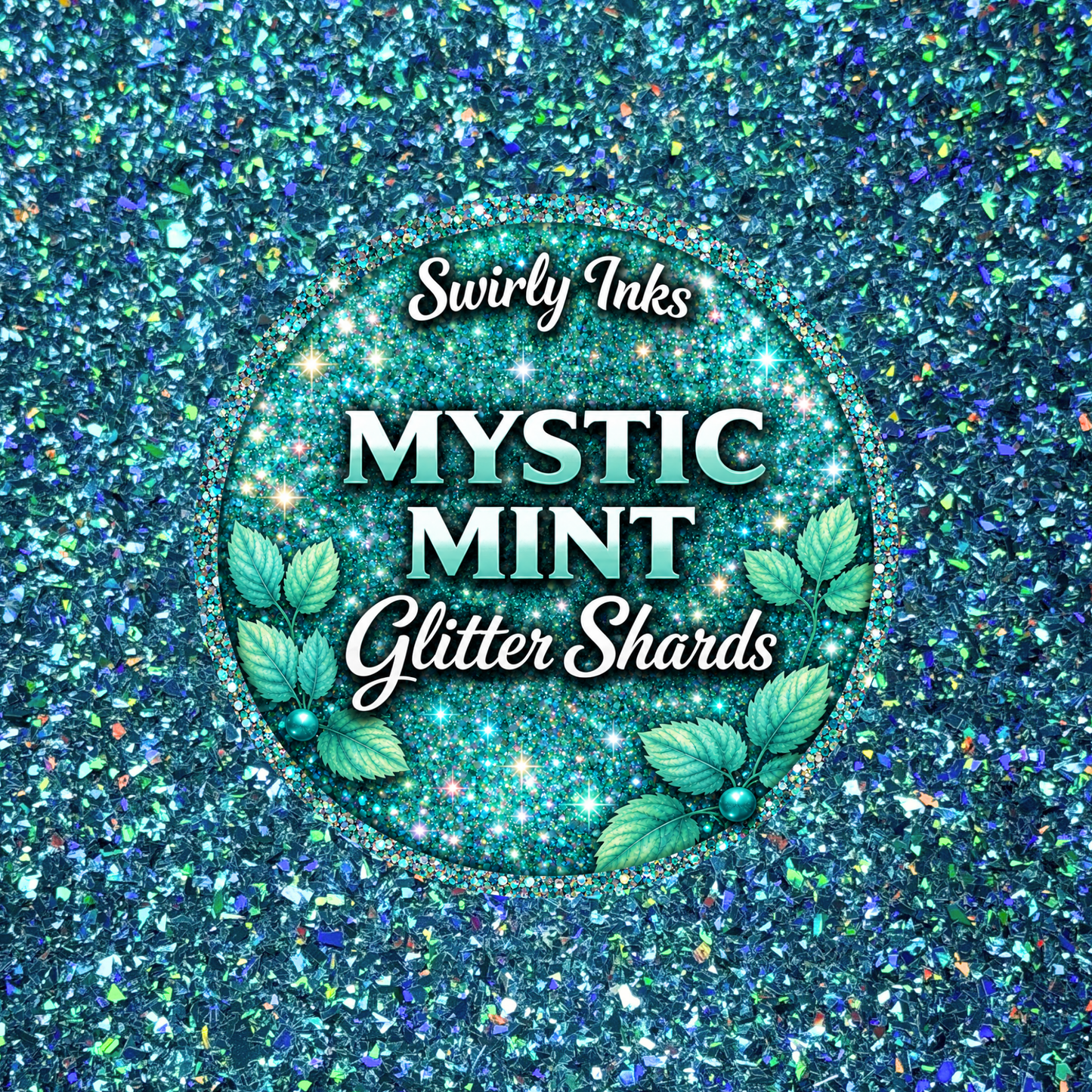 Mystic Mint Glitter Shards 1oz