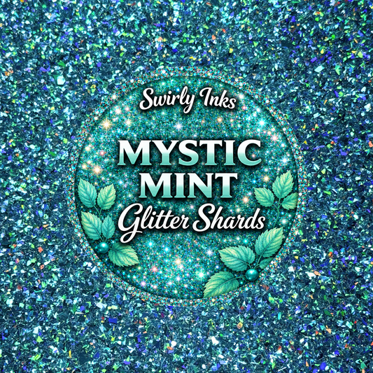 Mystic Mint Glitter Shards 1oz
